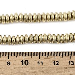 Electroplated Synthetic Non-magnetic Hematite Beads Strands&nbsp;G-H327-G01-02C