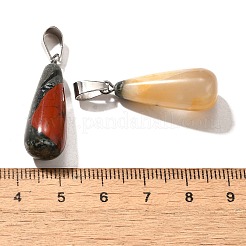 Natural Bloodstone Pendants&nbsp;G-T081-37