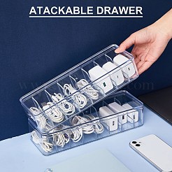 Rectangle Plastic Cable Organizer Storage Boxes&nbsp;PW-WG97164-01