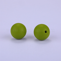 Round Silicone Focal Beads&nbsp;SI-JX0046A-23
