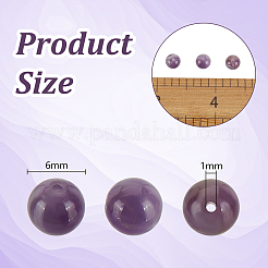 Natural Amethyst Beads Strands&nbsp;G-OC0001-63-6mm