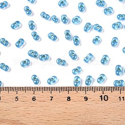 Baking Paint Transparent Glass Seed Beads&nbsp;SEED-N006-05L