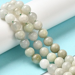 天然石翡翠ビーズ連売り  ラウンド  8~8.5mm  穴：1.1mm  約45個/連  15.28''（38.8センチメートル）&nbsp;G-H298-A16-03