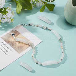 5Pcs Natural Quartz Crystal Connector Charms&nbsp;G-BC0001-56D