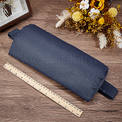 折りたたみ椅子用スポンジヘッドピロー  ミッドナイトブルー  340x150x60~60.5mm&nbsp;AJEW-WH20006-411B
