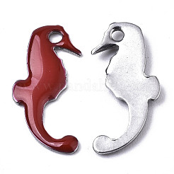 201 Stainless Steel Enamel Charms&nbsp;STAS-N088-17I