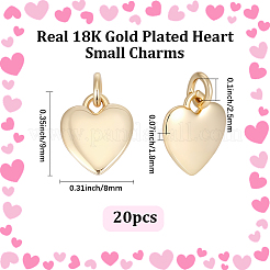 20Pcs Brass Charms&nbsp;KK-BBC0025-50