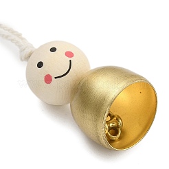 Brass Bell Hanging Ornaments&nbsp;HJEW-TA00309
