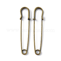 鉄キルトピンブローチパーツ  アンティークブロンズ  70x16~18x6mm  穴：5~6mm&nbsp;E028Y-NFAB
