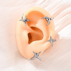 316 Surgical Stainless Steel Cuff Earrings&nbsp;EJEW-E300-26P-01