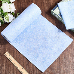 繊維の再利用可能な清掃用雑巾ロール  キッチン用布巾  コーンフラワーブルー  250x250x0.5mm  20枚/ロール&nbsp;FIND-WH20001-96A