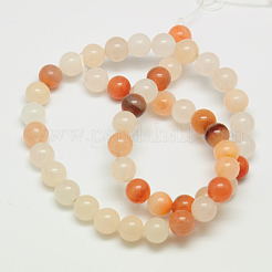 Natural Pink Aventurine Beads Strands&nbsp;G-G509-4mm-01