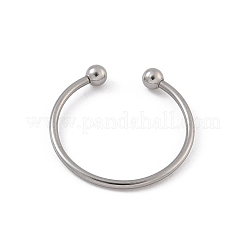 304 Stainless Steel Cuff Rings&nbsp;LS-RJEW-C137-01P