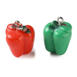10Pcs Opaque Resin Imitation Vegetable Pendants&nbsp;RE-CBADB2B-11