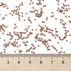 TOHOラウンドシードビーズ  日本製シードビーズ  （329)ゴールド光沢アフリカの夕日  15/0  1.5mm  穴：0.7mm  約3000個/10g&nbsp;X-SEED-TR15-0329