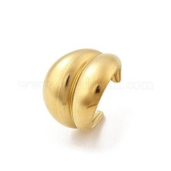 304 Stainless Steel Open Cuff Rings&nbsp;RJEW-R014-02G-01