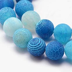 Natural Druzy Geode Agate Bead Strands&nbsp;G-K166-09-10mm