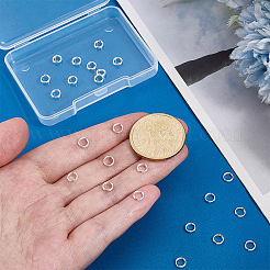 25Pcs 925 Sterling Silver Split Rings&nbsp;STER-PH0004-82