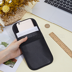 PU Leather Tactical Mobile Phone Radiation Protection Shielding Bags&nbsp;AJEW-GF0013-65B