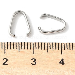 304ステンレススチールクイックリンクコネクター  オーバル  ステンレス鋼色  10x8x2mm  内径：6mm&nbsp;STAS-K194-36P-07