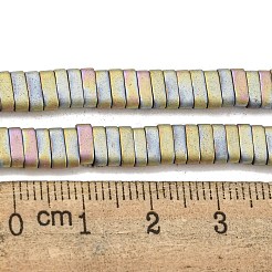 Electroplated Non-magnetic Synthetic Hematite Beads Strands&nbsp;G-C106-B01-04A