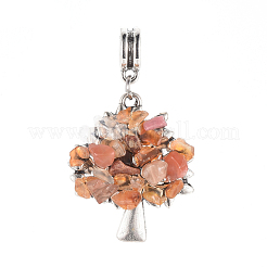 Antique Silver Plated Alloy European Dangle Charms Sets&nbsp;PALLOY-JF00443
