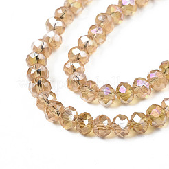 Electroplate Glass Beads Strands&nbsp;EGLA-A034-T10mm-B23