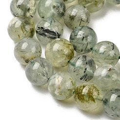 Natural Prehnite Beads Strands&nbsp;G-G457-8mm-03