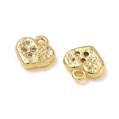 Brass Rhinestone Pendants&nbsp;FIND-H068-01G