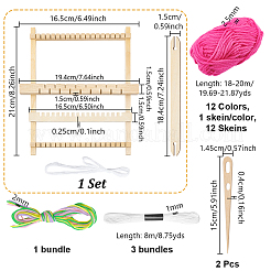DIY Mini Wooden Detachable Loom Machine&nbsp;DIY-NB0013-99