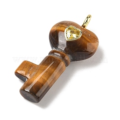Natural Tiger Eye Pendants&nbsp;G-C274-05D