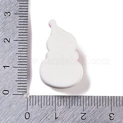 樹脂カボション  クリスマステーマ  雪だるま  25x15.5x8mm&nbsp;RESI-H162-08H
