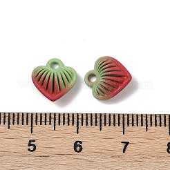 Spray Painted Alloy Pendants&nbsp;PALLOY-S038-15D