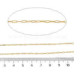 Rack Plating 925 Sterling Silver Paperclip Chains&nbsp;STER-P064-02G
