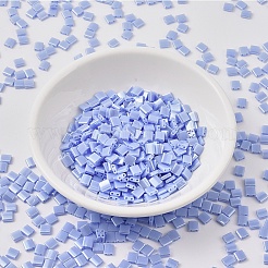 MIYUKIティラビーズ  日本製シードビーズ  2穴  （TL446)不透明光ツルニチニチソウ光沢  5x5x1.9mm  穴：0.8mm  約590個/50g&nbsp;SEED-X0054-TL0446