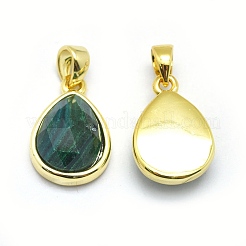 Natural Malachite Pendants&nbsp;G-O176J-01G