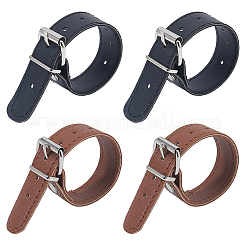 4 Pairs 2 Colors Imitation Leather Bicycle Basket Belt&nbsp;AJEW-CL0001-31