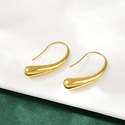 304 Stainless Steel Teardrop Dangle Earrings&nbsp;X-EJEW-S272-06G