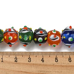 Handmade Lampwork Beads Strands&nbsp;LAMP-N025-05A