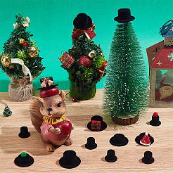 45Pcs 3 Styles Mini Resin Doll Hat&nbsp;DIY-GA0009-55
