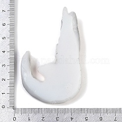 樹脂カボション  模造食品  エビ  ココナッツブラウン  69x42x11mm&nbsp;RESI-Q014-03D