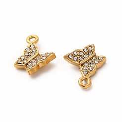 Ion Plating(IP) 316 Surgical Stainless Steel with Crystal Rhinestone Pendants&nbsp;STAS-G305-05G
