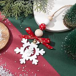 Christmas Snowflake Wood Pendant Decorations&nbsp;X1-HJEW-TA00301