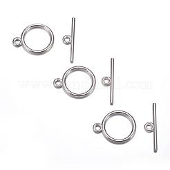 Tibetan Style Toggle Clasps&nbsp;X-TIBE-A12208-P-NR