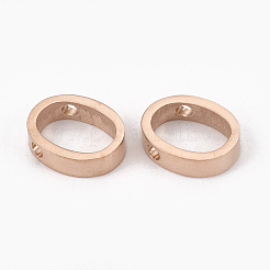 304ステンレスペンダント  数  ローズゴールド  NUM。0  12x10x3mm  穴：1.8mm&nbsp;STAS-T041-09RG-0
