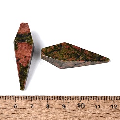 Natural Unakite Pendants&nbsp;G-N362-22B