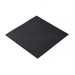 正方形のクラフト紙の花束のラッピング  ギフト包装紙の装飾  ブラック  148.5x148x0.2mm&nbsp;DIY-WH0308-406A