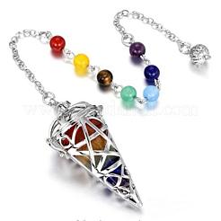 Synthetic Mixed Goldstone Gemstone Cone Dowsing Pendulums&nbsp;G-WH0006-24A