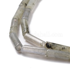 天然石ラブラドライトビーズ連売り  コラム  13x4mm  穴：1.4mm  約28個/連  15.20''（38.6~39.1センチメートル）&nbsp;G-D464-08