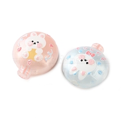 Opaque Printed Acrylic Beads&nbsp;AC-CBA6251-01